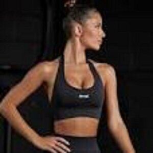 Bo+Tee Focused Halter Neck Sports Bra - BT0463